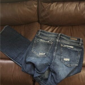 Buckle black distressed Jeans 28X34